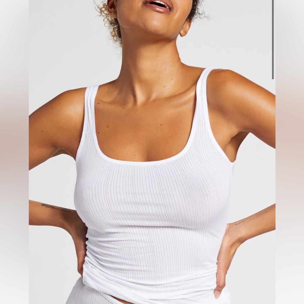 Negative Whipped A-Top White Medium
